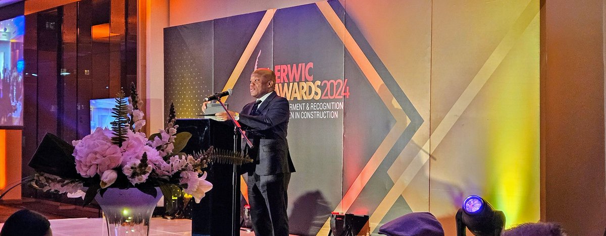 Cazee_SA's tweet photo. Protocol has been observed #ERWICAwards2024 Dep Minister of Public Works https://t.co/9h9IGhWboQ