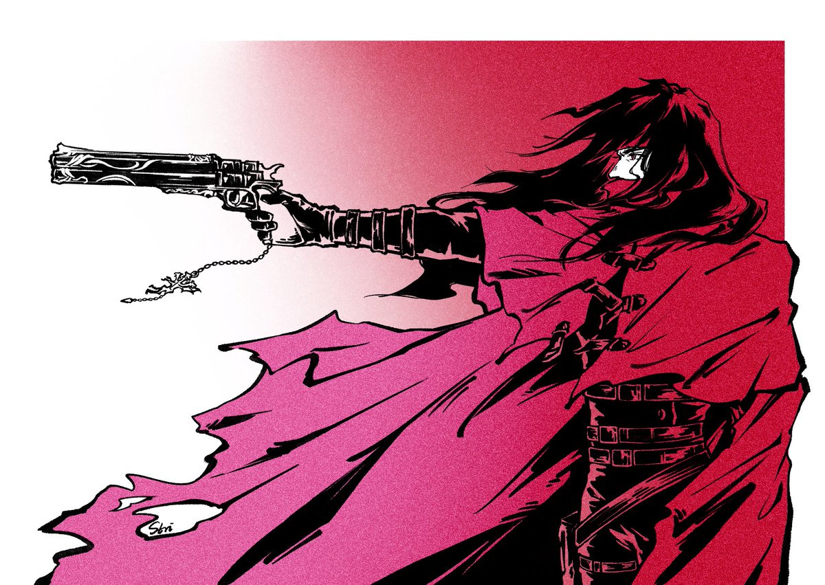 itsSTRInotSIRI's tweet photo. #FF7 #ヴィンセント #VincentValentine 
pretty but hard to draw, damn https://t.co/jZfUltW4zn