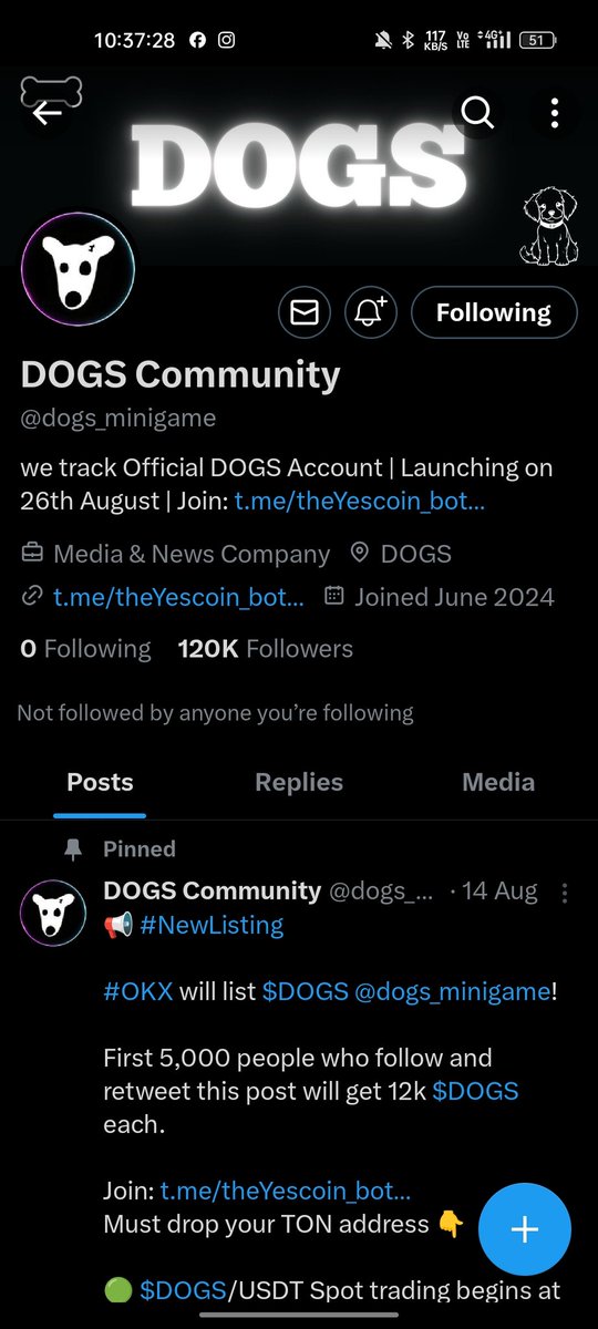 Ramdina201's tweet photo. @dogs_minigame UQD0G4-s5HbeNq_CV37mw3_yQiH_jythyJkV6h1B97sg9v65 https://t.co/Ab81Hu0D1k