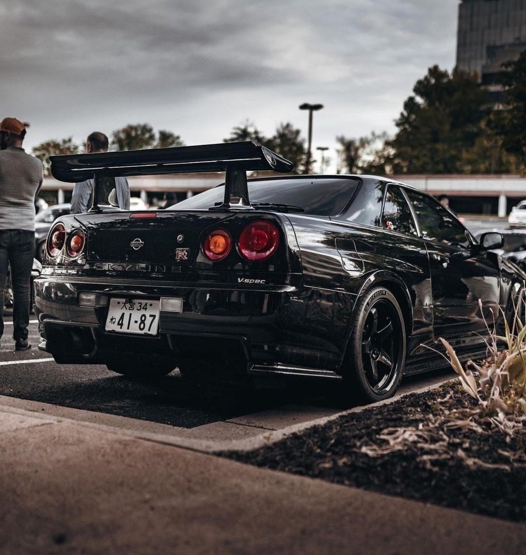 DailyGTRTM's tweet photo. Nissan GTR-R34 Skyline ⚫️ https://t.co/zCu9PEea2z