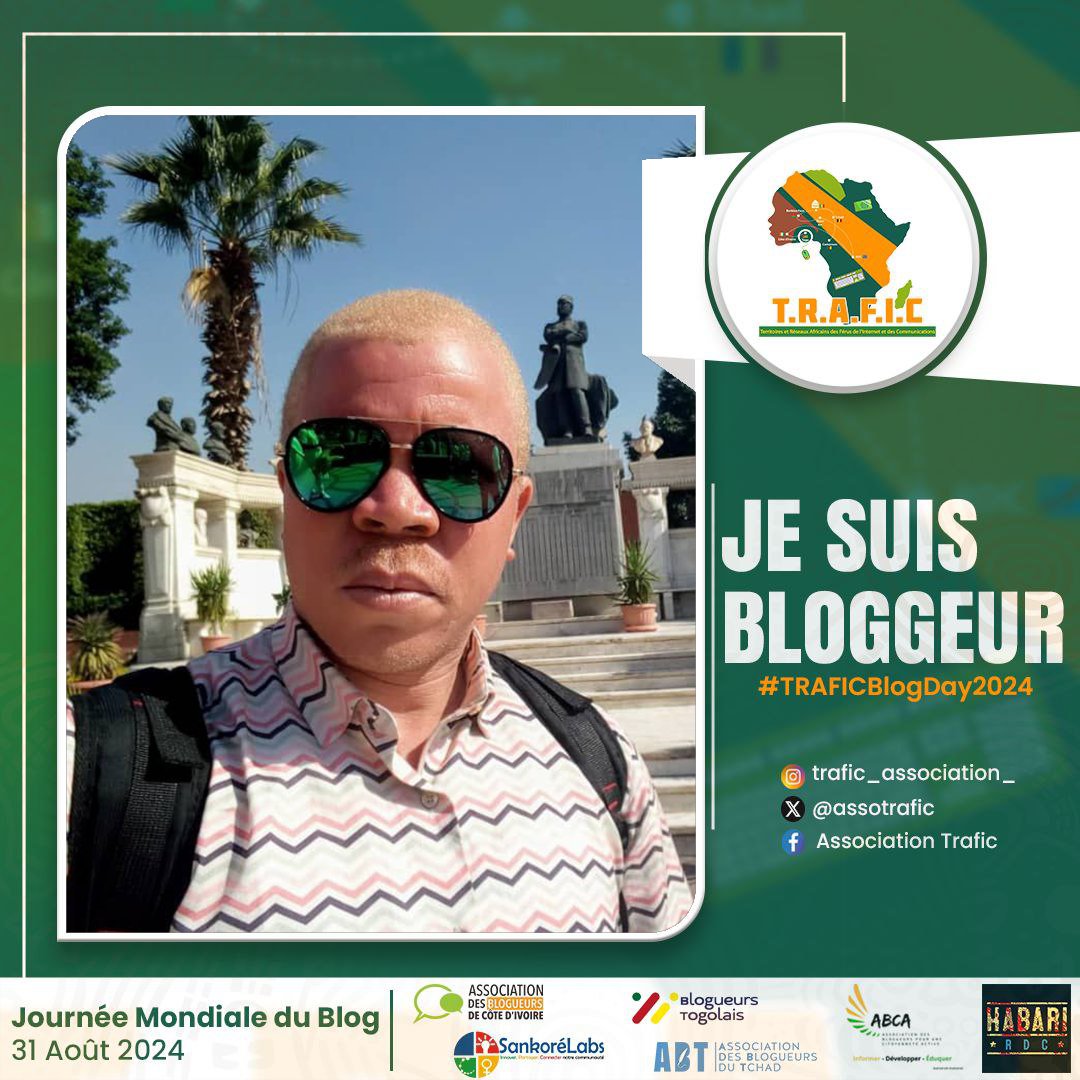 Bientôt, c'est la Journée mondiale du blog ! En tant que blogueur, je m'engage à partager des contenus vérifiés et respectueux. Bloguer de manière responsable, c'est contribuer à une communauté en ligne plus sûre et plus informée.
<a href="/assotrafic/">Association Trafic</a>
#TRAFICBlogDay2024 #Afrique #Digital