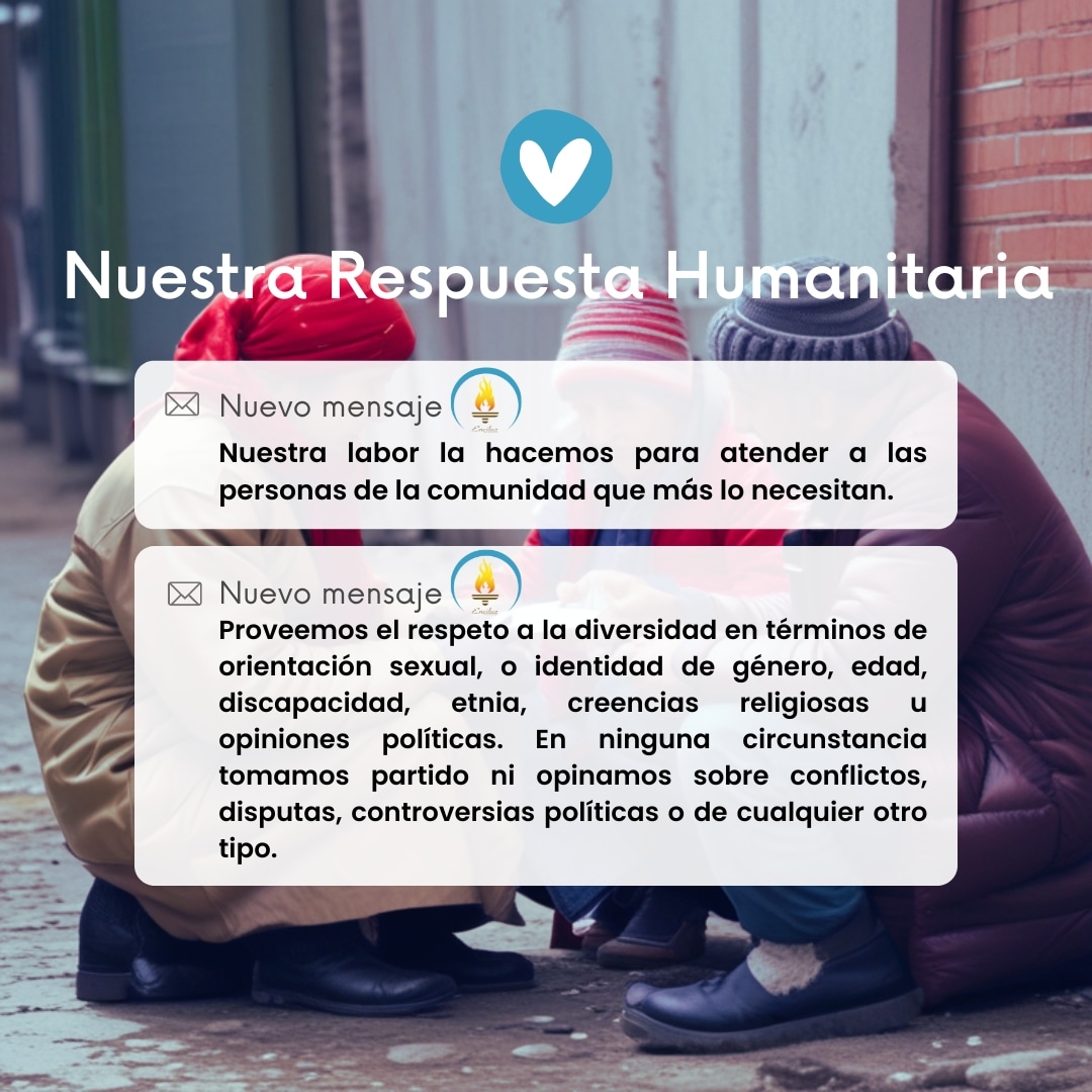 enciluz's tweet photo. Nos hemos enfocado en apoyar a las personas y a las comunidades con necesidades en protección, subsistencia, alojamiento, libertad, participación e identidad con especial atención a aquellos en riesgo y vulnerabilidad espiritual, emocional y social.

#comunidad #neutralidad https://t.co/pI9VWpOLoo