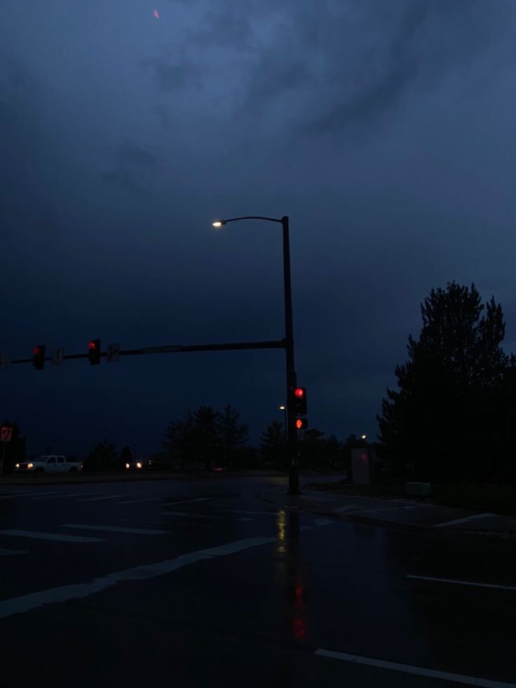 gloomy night.