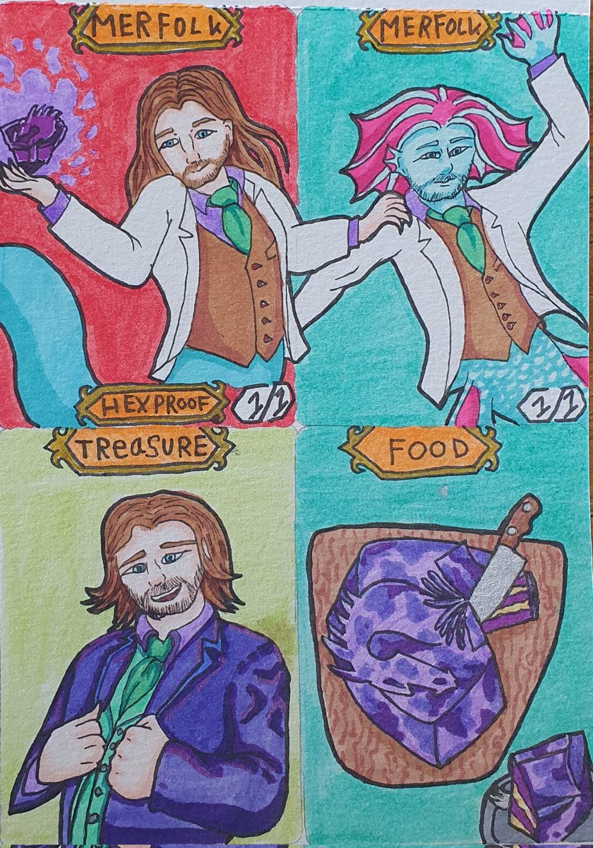 adamExentriek's tweet photo. @TolarianCollege 
Jimmy Wong and Josh Lee Kwai
took the tokens with them that I made for you,
I hope you are happy with them, it might also be nice to see them used in a Shuffle up &amp; play to see the reaction of the rest there at the table
🧜‍♂️🧜‍♂️💰🎂 https://t.co/zNLdbgk2Xg