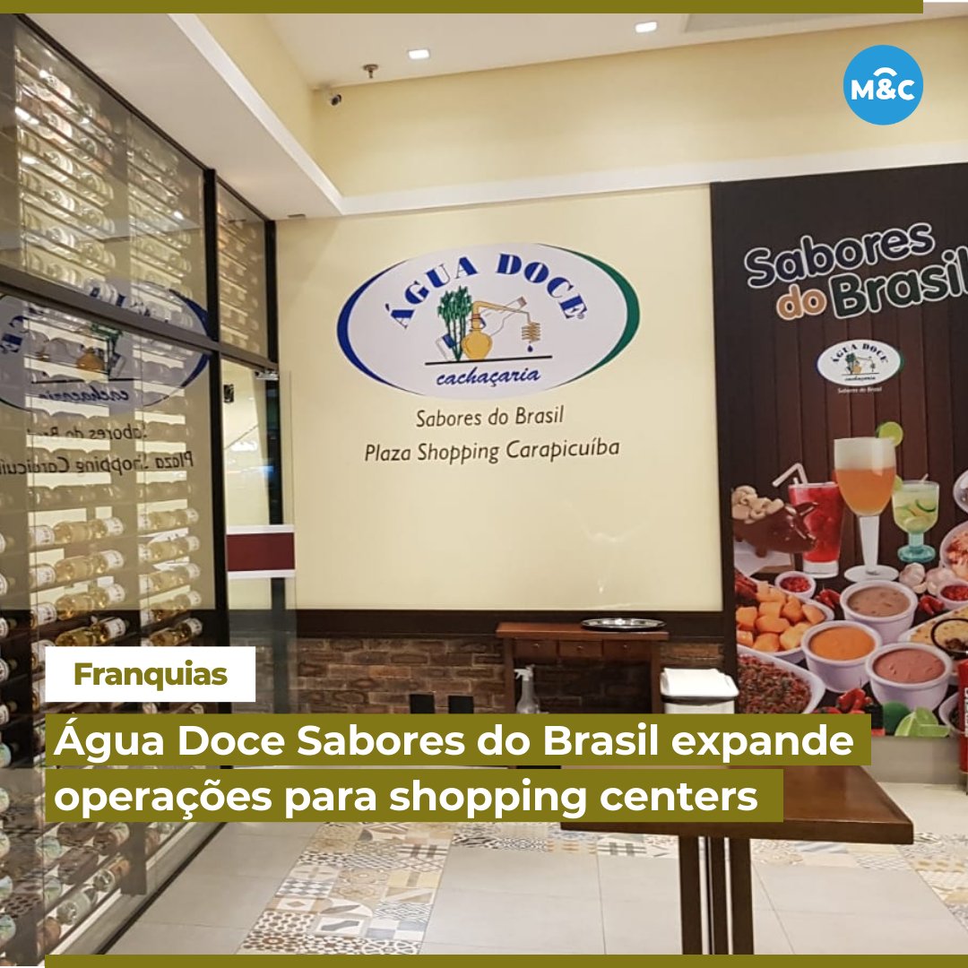 A Água Doce Sabores do Brasil, franquia com 80 unidades em sete estados, anunciou planos de expandir sua presença em shopping centers, com a inauguração de seis novas operações até o final de 2025.

Acesse mercadoeconsumo.com.br/19/08/2024/fra…

#mercadoeconsumo #notícia #expansão #franquias