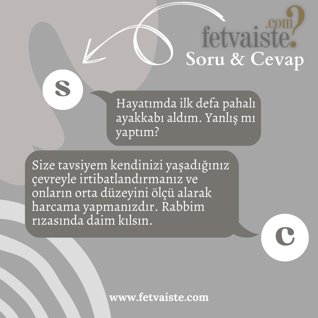 Fetvaiste's tweet photo. .
Hayatımda ilk defa pahalı ayakkabı aldım, yanlış mı yaptım?
#fetvaiste #fetva #fetvameclisi #fetvalar #birfetva #fetvakurulu #videofetva #ölüm #ahiret #kabir #cenaze #fetvahattı #fetvanet #fetvayokusu #fetvasor #fetvahane #fetvavar #diyanetfetva #fetvasorucevap #kurbanfetvalar https://t.co/q6P9sODPQa