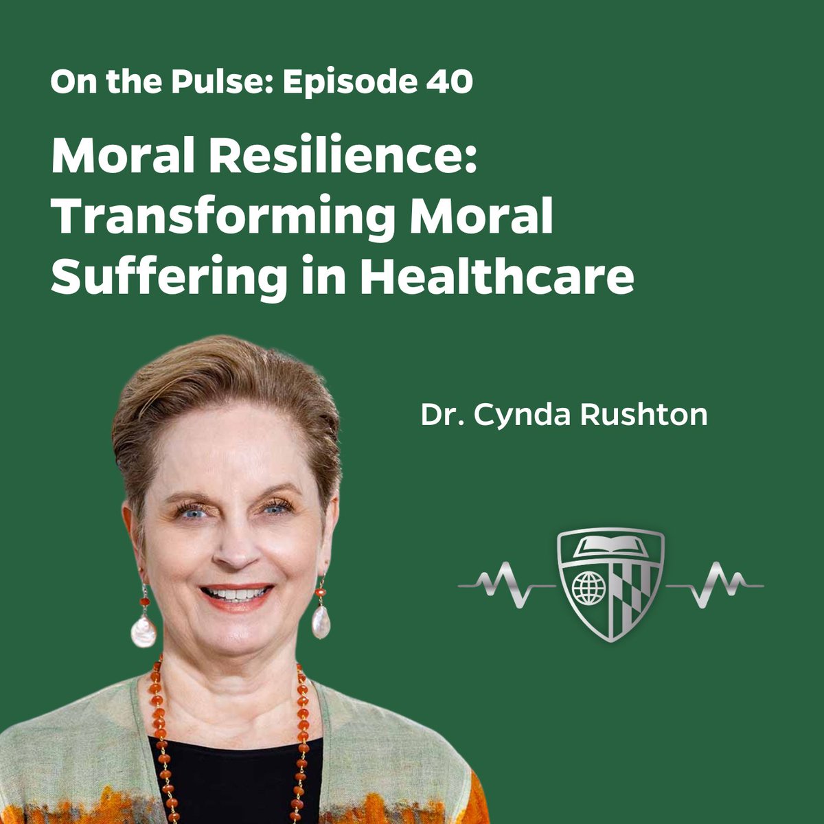 Hopkins Nursing (@jhunursing) on Twitter photo In the latest #OnThePulse podcast, <a href="/CyndaEthx/">Cynda Rushton</a> discusses her new book, "Moral Resilience: Transforming Moral Suffering in Healthcare." It promotes moral resilience as a pathway to transform the effects of moral suffering among nurses.
Listen to the episode here: In the latest #OnThePulse podcast, <a href="/CyndaEthx/">Cynda Rushton</a> discusses her new book, "Moral Resilience: Transforming Moral Suffering in Healthcare." It promotes moral resilience as a pathway to transform the effects of moral suffering among nurses.
Listen to the episode here: