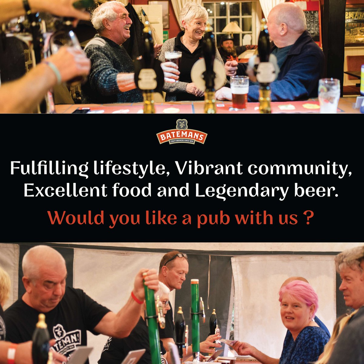 batemansbrewery's tweet photo. Step into a fulfilling lifestyle — Own your own pub business and enjoy vibrant community life.
Sign up to our mailing list and make it happen! 😉🍻
Click here:
https://t.co/FXnBTBrnZ8
#Batemans #recruitment #RunABatemansPub #RunAPub #RunYourOwnPub #PubLandlord https://t.co/7OQUaJKwOF