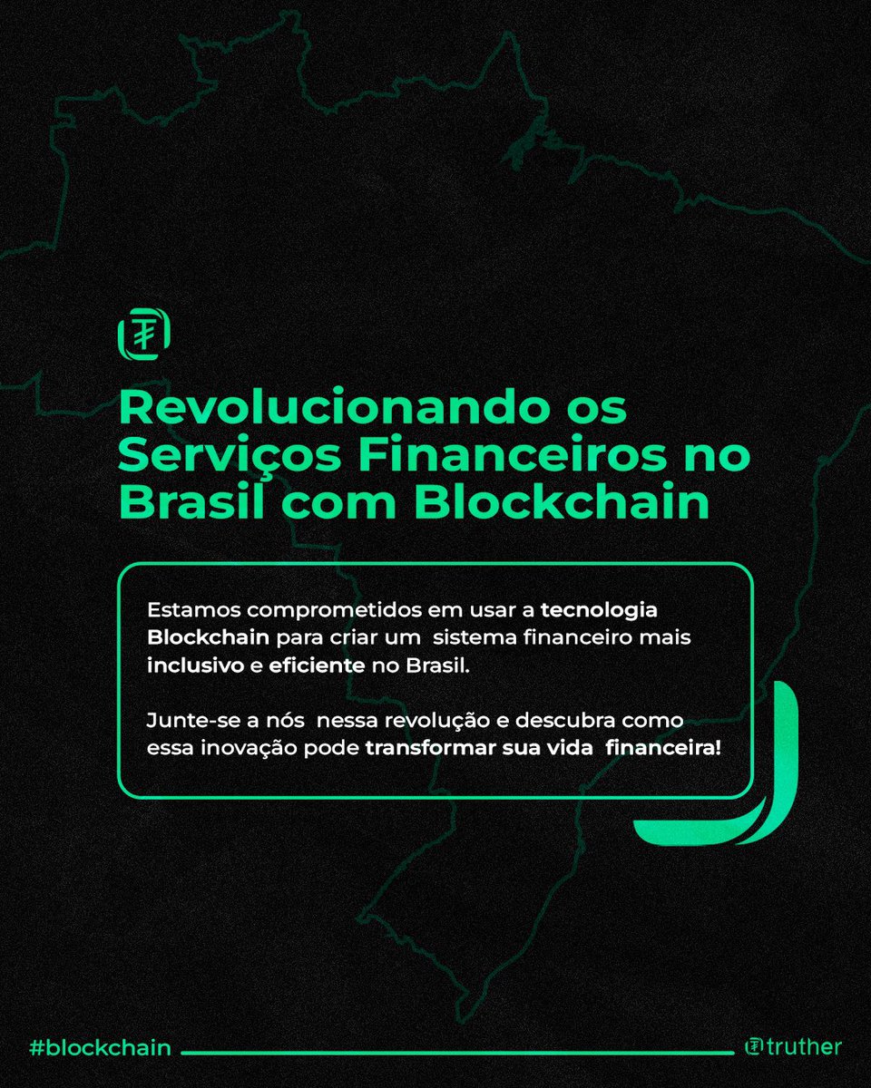 Através da Blockchain, estamos derrubando barreiras e proporcionando oportunidades para aqueles que antes estavam excluídos do sistema bancário tradicional.

Junte-se a nós nessa revolução e descubra como a inovação pode transformar sua vida financeira!

#Truther #Blockchain