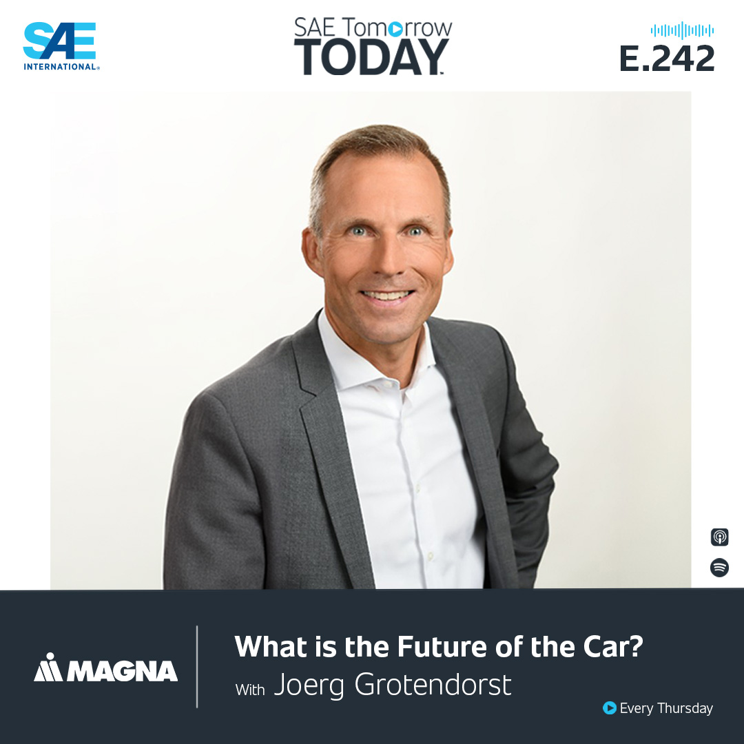 Magna International (@magnaint) on Twitter photo Excited to share the latest podcast from <a href="/SAEIntl/">SAE International®</a> with Joerg Grotendoerst, Senior VP Corp R&D at Magna, discussing the future of mobility. #AutonomousVehicles to #electrification, it's clear that #innovation is driving the industry forward. Listen here: bit.ly/3MeZ8VY Excited to share the latest podcast from <a href="/SAEIntl/">SAE International®</a> with Joerg Grotendoerst, Senior VP Corp R&D at Magna, discussing the future of mobility. #AutonomousVehicles to #electrification, it's clear that #innovation is driving the industry forward. Listen here: bit.ly/3MeZ8VY