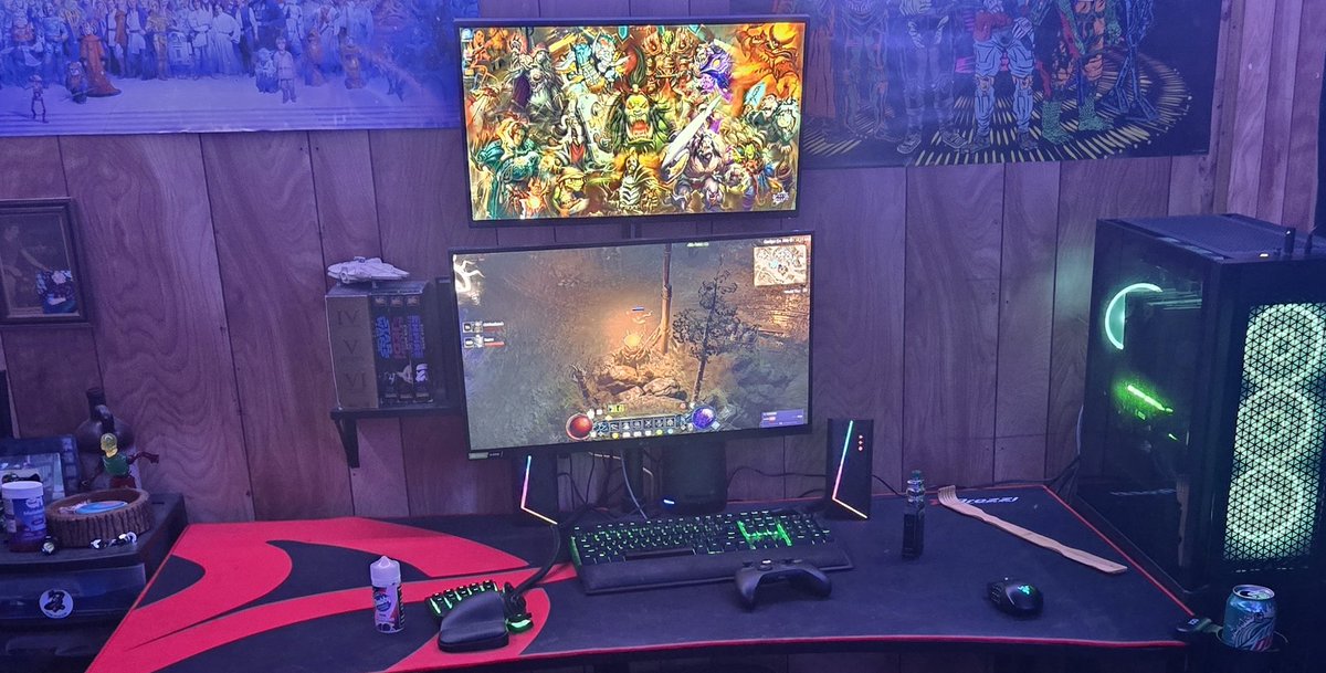 harkleroadster5's tweet photo. Well finally got my setup the way I wanted https://t.co/vFLnJ7au72