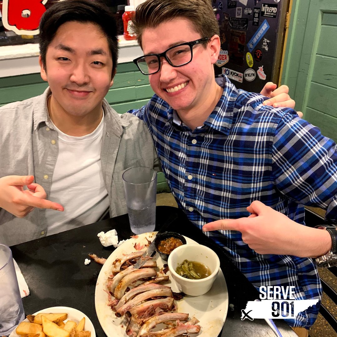 Serve901's tweet image. Know any friends who would benefit from a Serve901 service-learning trip in Memphis?

If you help refer a friend who leads a trip, we’d love to thank you by sending you some Memphis ribs :)

#Memphis #Serve901 #AlternativeSpringBreak