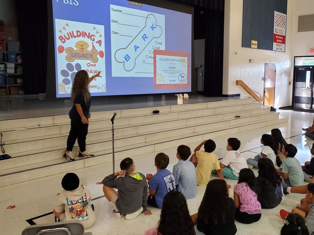 What a great first day <a href="/LCPSLegacy/">Legacy Elementary</a>! All classes made their way through the gym today for a specialist assembly and to chat our PBIS practices. Singing, dancing, movement &amp; more!
