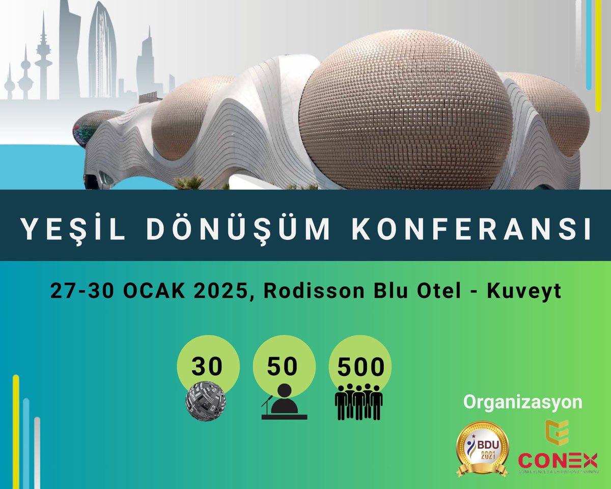 MusaKarademir70's tweet photo. BDU Diplomatlar Birliği Yeni "Sezona" Hazır.
BDU, 2024-2025 döneminde pek çok organizasyona ev sahipliği yapacak.
Bunlardan biri de Ocak 2025'de Kuveyt'te düzenlenecek "Yeşil Dönüşüm Konferansı"
Eylül-Ekim-Kasım projelerimizi de ayrıca duyuracağız. https://t.co/yWxwBaCKtJ