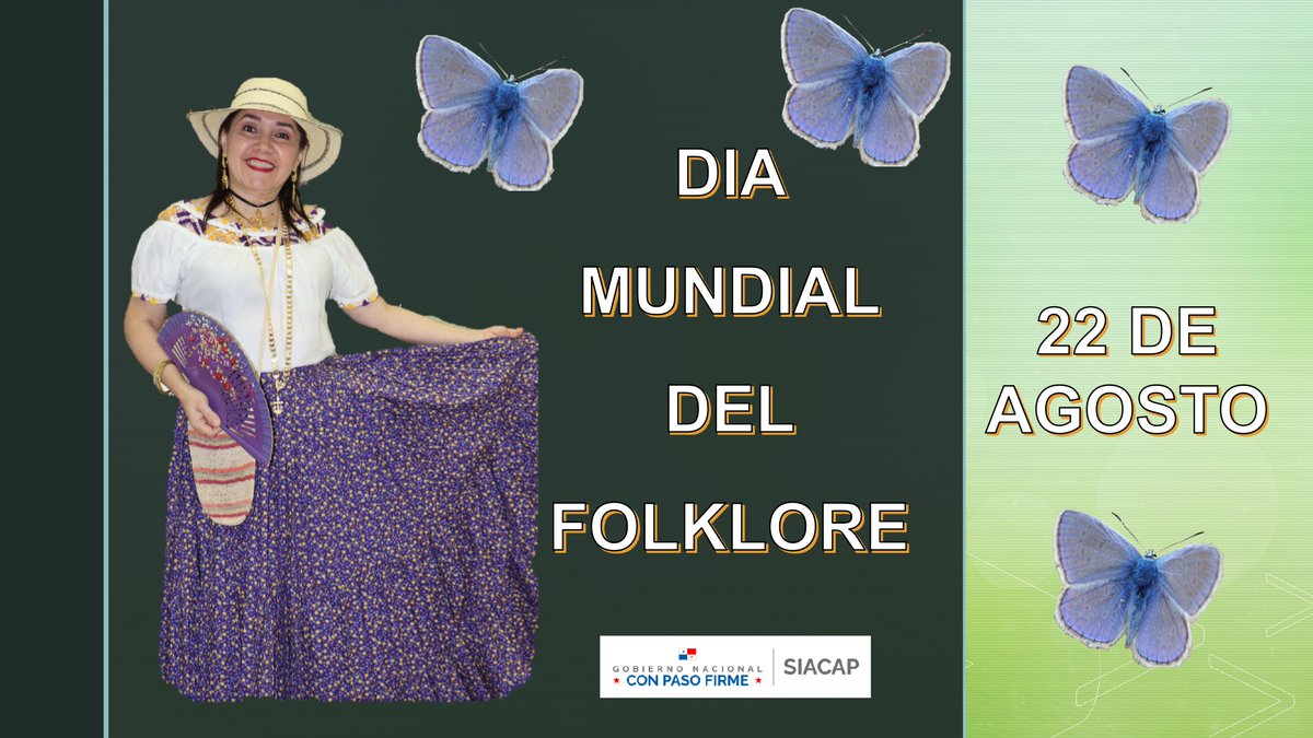 Nos unimos a la conmemoración del Día Mundial del Folklore. El 22 de agosto de cada año se rinde homenaje a las tradiciones y costumbres de diversos países a nivel del mundo.