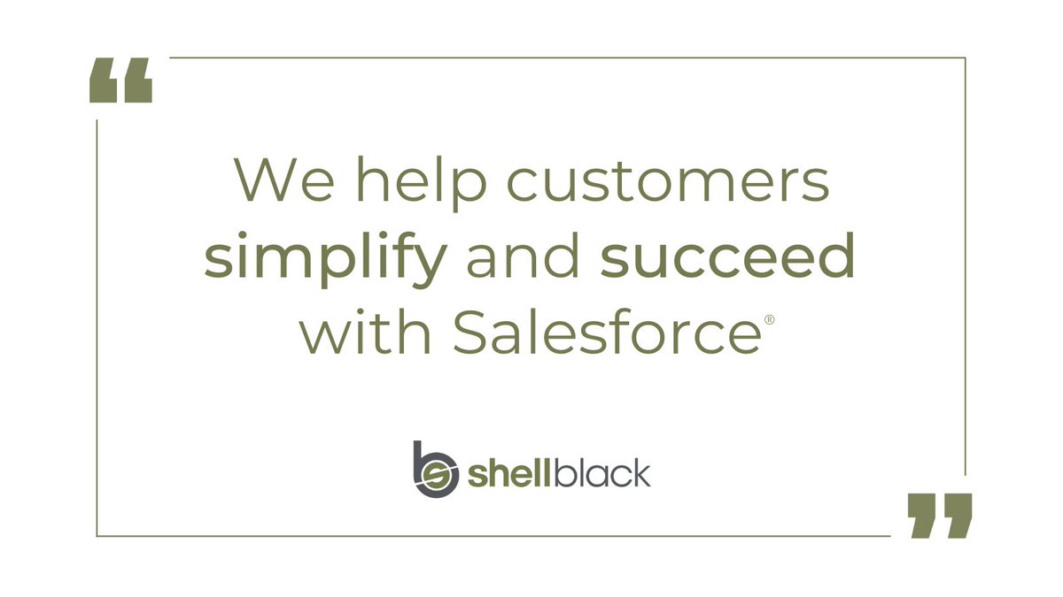 For Wealth Management clients looking to generate leads, re-engage existing clients, or tackle complex business logic or data migrations, the ShellBlack team can help organizations simplify and succeed with #Salesforce. shellblack.com/industry/wealt…
#Advisor #WealthFirms #FINS