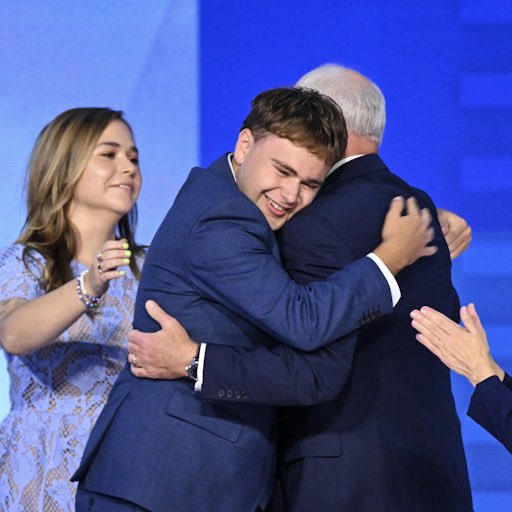 DisavowTrump20's tweet photo. I feel empathy for Barron Trump’s childhood. We cannot choose our parents or the family into which we are born. 

Tim Walz’s children have had a childhood with love, compassion, and good role models.

EVERY child in America deserves that. https://t.co/U5p1SQTWLx