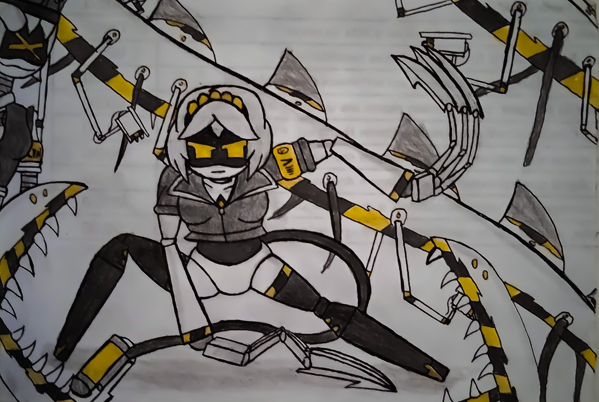 serial_v1914's tweet photo. a V contra a Cyn no episódio 8 (espero que seja canônico) #murderdrones #murderdronesfanart #murderdronesrevolution #murderdronesrenotover #savemurderdrones
#serialdesignationv
#cyn https://t.co/kjrDV4QEd7