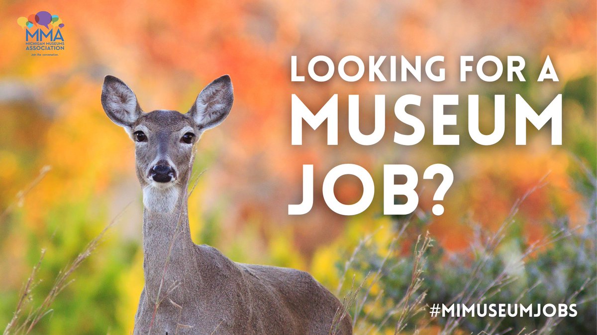 Michigan Museums Association (@michiganmuseums) on Twitter photo New #MiMuseumJobs from the <a href="/DHSDetroit/">Detroit Hist Society</a>, Washtenaw County Parks & Recreation Commission, <a href="/GRCMuseum/">GRCM</a>, <a href="/SloanMuseum/">Sloan Museum</a>, Artpack Services Inc., University of Michigan Museum of Art, and <a href="/thehenryford/">The Henry Ford</a>!
michiganmuseums.org/jobs New #MiMuseumJobs from the <a href="/DHSDetroit/">Detroit Hist Society</a>, Washtenaw County Parks & Recreation Commission, <a href="/GRCMuseum/">GRCM</a>, <a href="/SloanMuseum/">Sloan Museum</a>, Artpack Services Inc., University of Michigan Museum of Art, and <a href="/thehenryford/">The Henry Ford</a>!
michiganmuseums.org/jobs