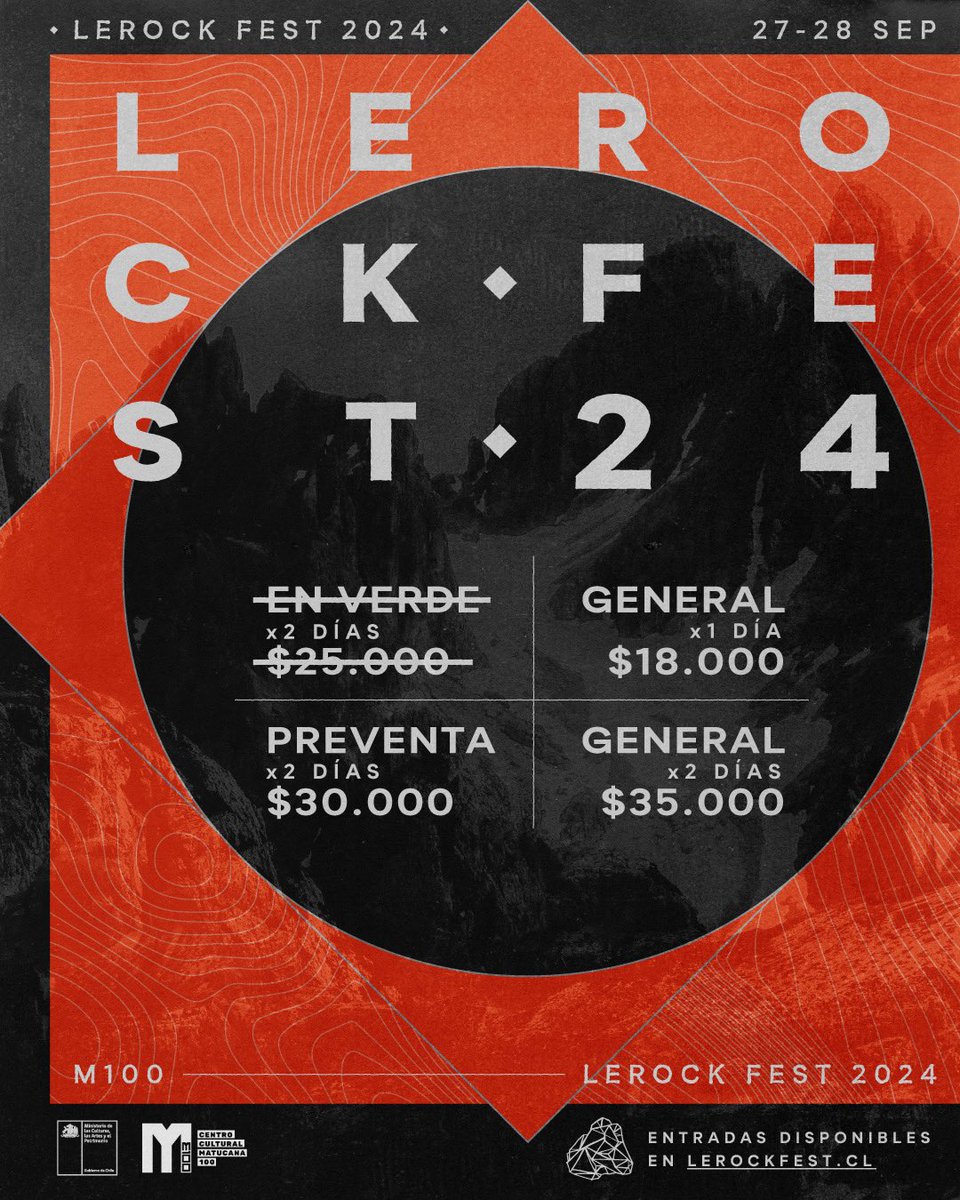 #LRF24

Se nos fue de las manos. ¡LA CASA POR LA VENTANA! Nos vemos este 27&amp;28 de septiembre en @matucana100.

Entradas disponibles en lerockfest.cl. Acreditación Profesional en lerockconecta.cl. #otradelerock