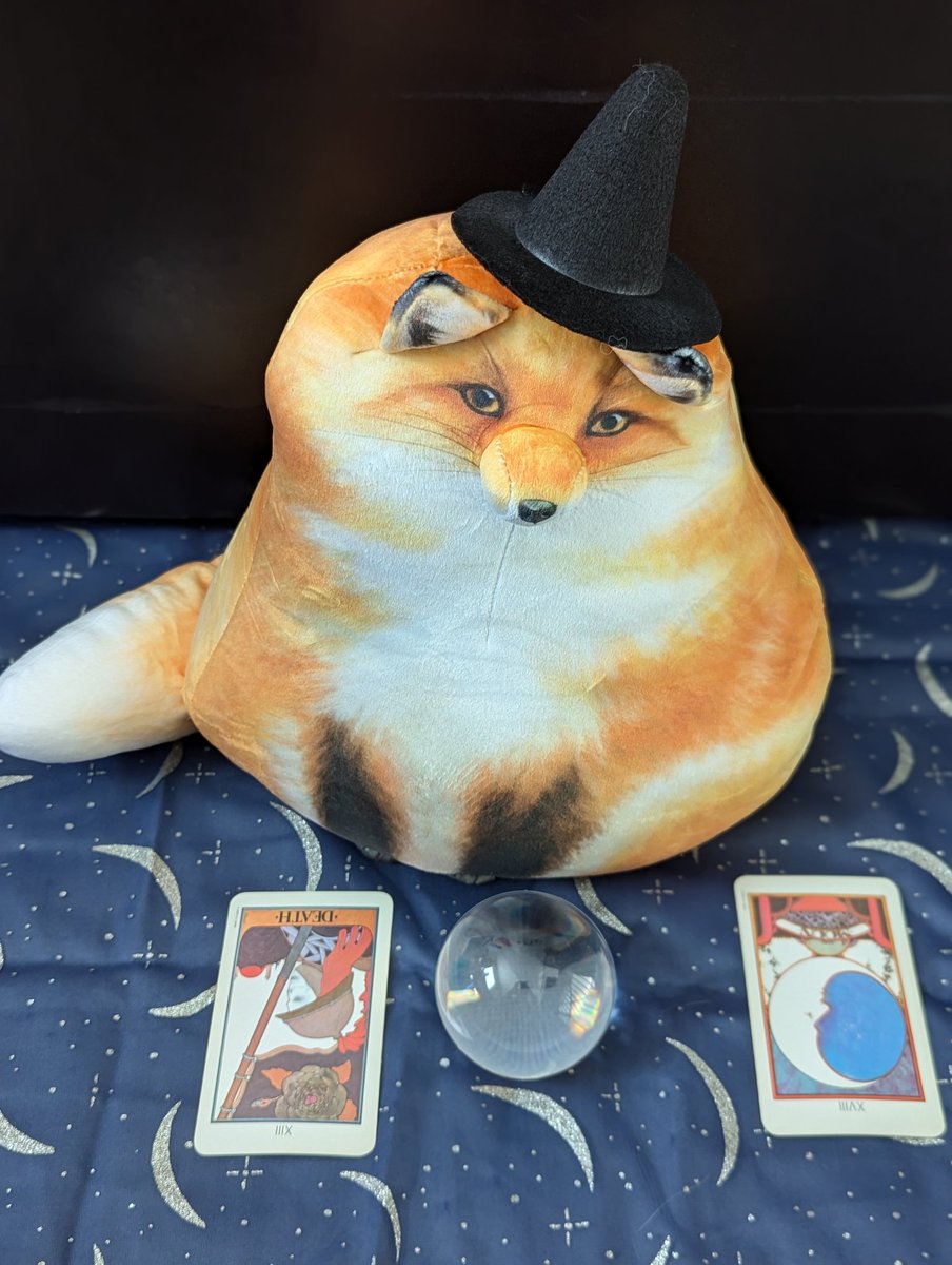 Bworp will tell you your future if you cross his paw with nuggies... 🦊✨