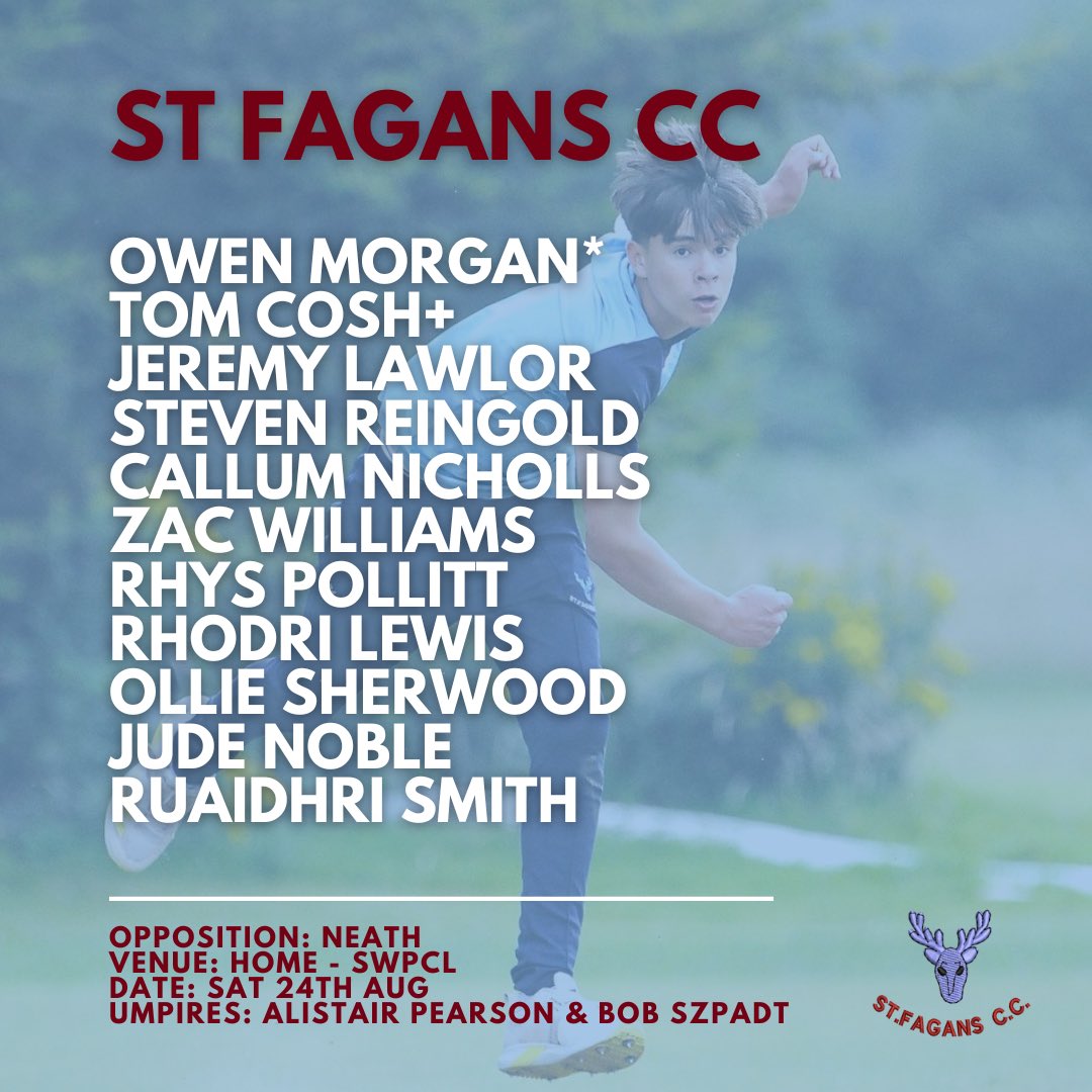 StFagansCricket's tweet photo. Exciting times for the club this Bank Holiday weekend! 

Our 1st XI is gearing up for an important Saturday clash against @NeathCC, where they’ll be battling for seven crucial points to clinch the League title. Then, on Sunday, we’re off to @SophiaGardens for T20 Finals Day, which starts with the Stags against @BridgendTownCC at 10am.

All support welcome this weekend!
