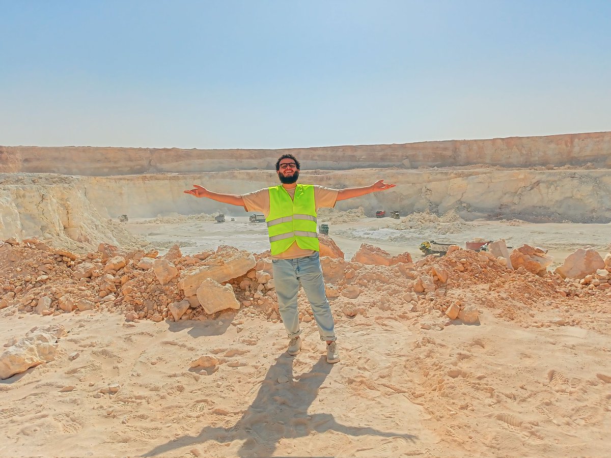 ahmed_labieb88's tweet image. I am so glad  to be in training with the Engineer Mostafa Ahmed Mansour and which I learned many things about quarries, and I thank him very much and thank my friend omar Abdelkareem ,Hesham Mohamed  and thank ASEC Company for Mining - ASCOM
