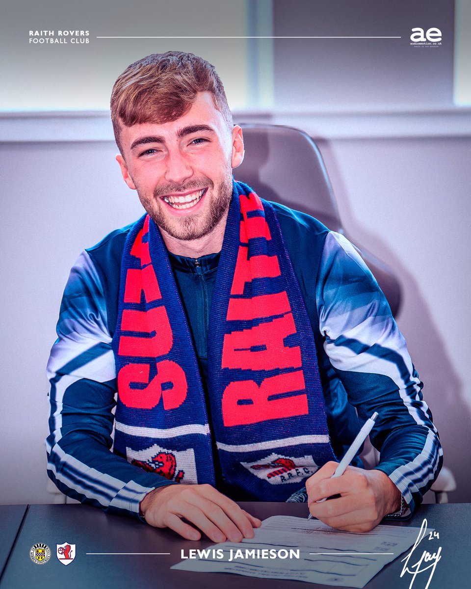 RaithRovers's tweet photo. 🤝 WELCOME, LEWIS JAMIESON!

The 22-year-old striker signs on a season-long loan deal from St Mirren, choosing Raith Rovers over several of our other Championship rivals.

Impressing across a number of loan spells, Lewis brings athleticism and a keen eye for goal.

#YouBelong https://t.co/wFZnjZ2IGm