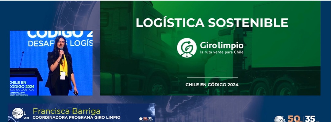 🔗 Giro Limpio en #ChileEnCódigo2024 🌍

¡Qué honor participar en el congreso organizado por GS1 Chile! 🚛 donde se presentaron nuestros logros: más de 593 empresas y el 5.83% de la flota nacional en nuestra plataforma📈. 

➡️Revisa la nota completa en: bit.ly/3XhDpSr