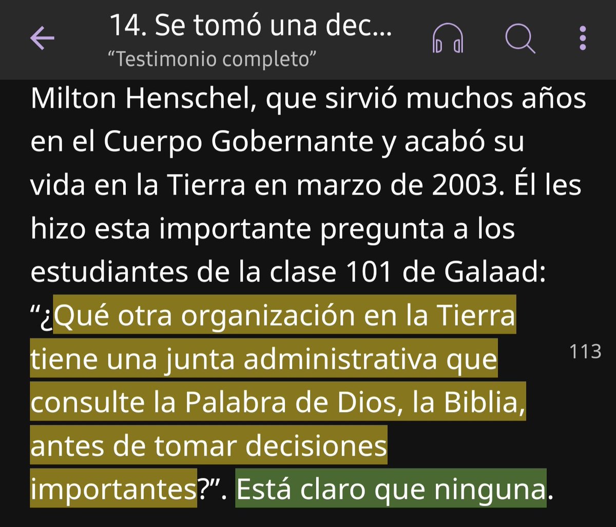 Siempre creyendose los únicos. Juntas administrativas como las de los mormones o adventistas?