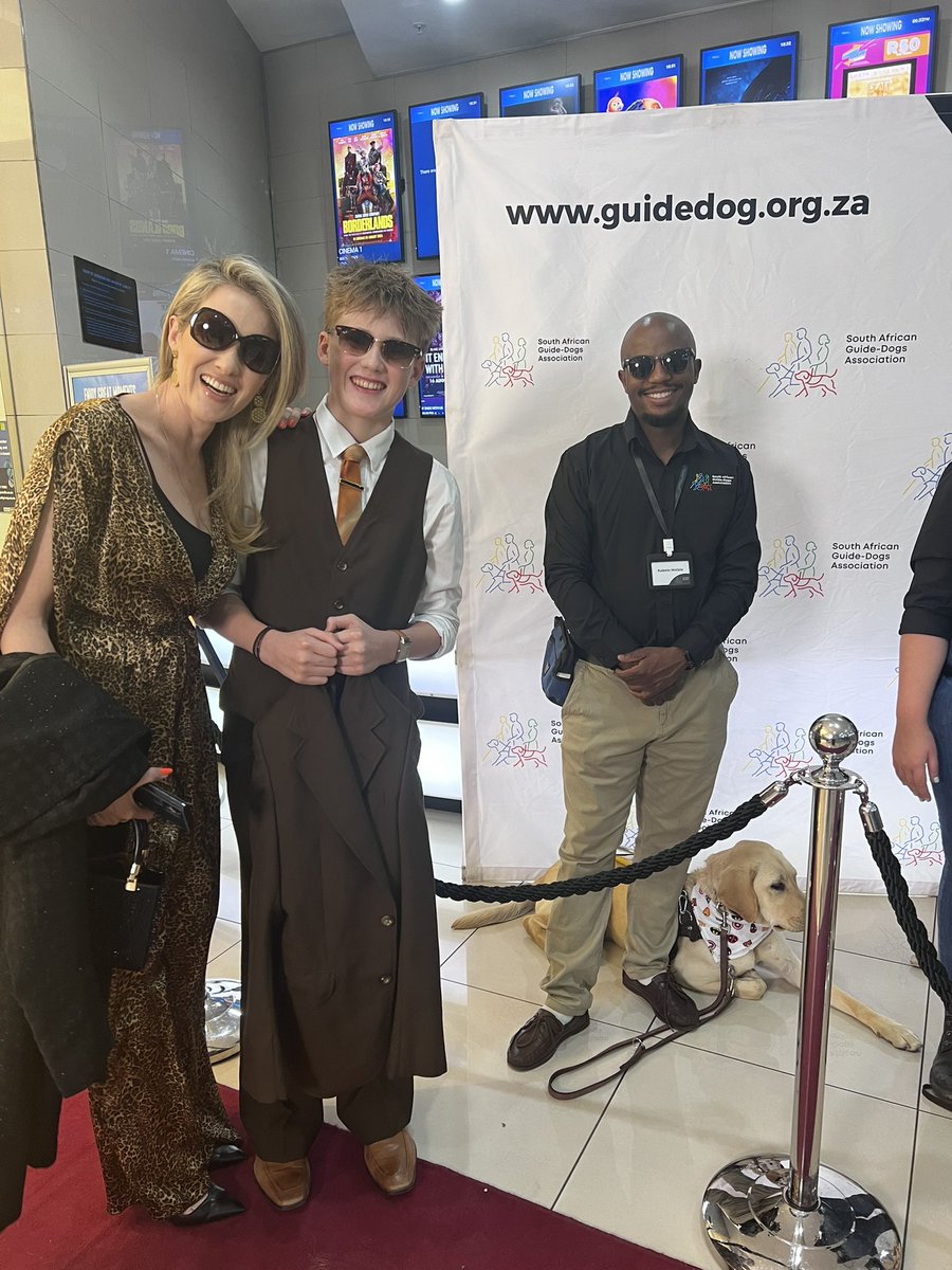 EllaBellaLeite's tweet image. Congratulations on the launch of the @SAGuide_Dogs #WearYourShadesDay for 18 October ! Proud to be part of this launch for #ShadesDay 😎💚✨🐶😎 Get your R20 ticket, wear your shades, support this amazing organization empowering people with visual impairment ❤️ @missearth_sa