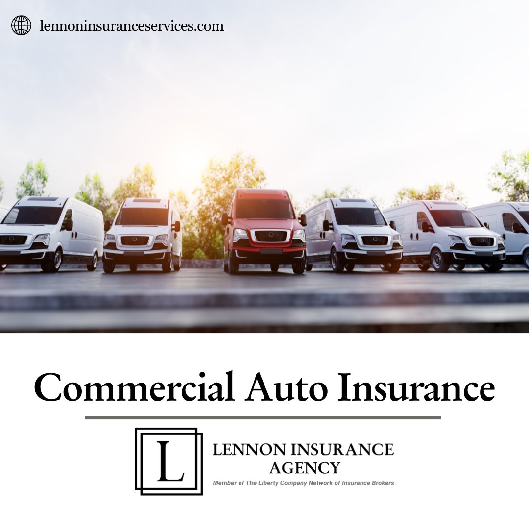 lennonsm1's tweet photo. Keep your business moving with Lennon Insurance’s commercial auto coverage!

We offer:
🔹 Tailored policies
🔹 Coverage for single vehicles or fleets
🔹 Liability and property damage protection

Learn more:https://t.co/mLeJWlfkNt

#LennonInsurance #LibertyPartner https://t.co/SEaaz1XWkf