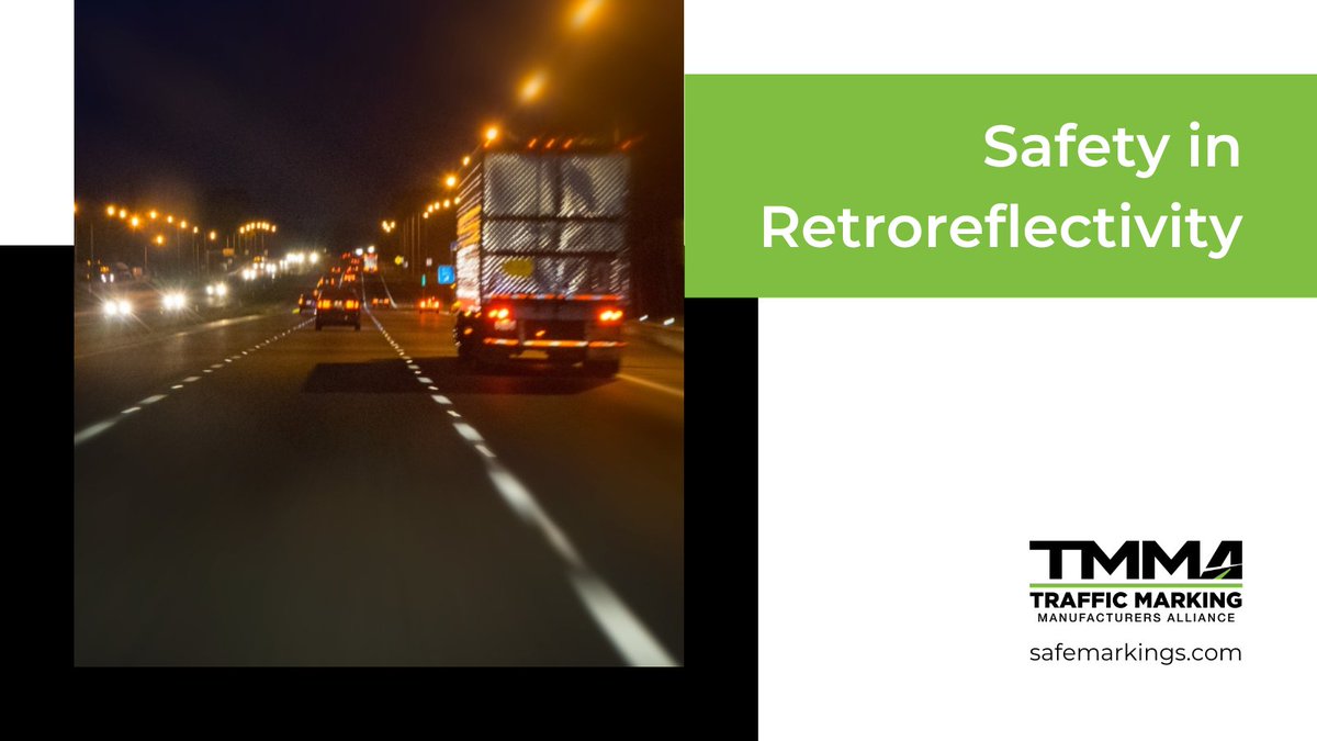 TMMAComms's tweet photo. Nighttime #roadwaysafety is achievable with retroreflective #pavementmarkings. Glass beads in these markings enhance visibility, reduce accidents, and improve safety.

Learn more about retroreflectivity's role: https://t.co/ZL6U3xequa https://t.co/tXkBSXXBk8