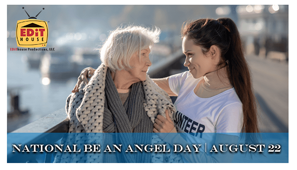 EditHouseNM's tweet photo. On August 22, National Be an Angel Day encourages good deeds and kindness to others. A kind word, a hug, or a pleasant atmosphere makes a difference. Let's all focus today on kindness and how we can help others. #BeAnAngelDay https://t.co/on3h5BjXxY