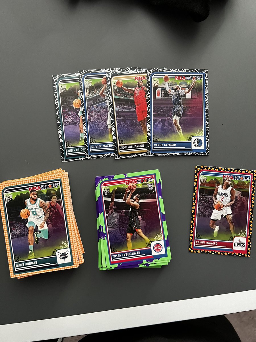 StackPg's tweet image. Haunted Hoops was a fun open! @CardPurchaser 

55 Orange
30 Slime
4 Holo Web
1 Holo Candy

…. But no Wemby in the whole box 🫤