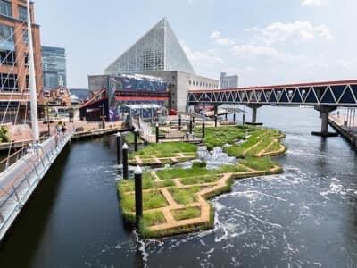 MFI_ISLANDS's tweet photo. Midwest Floating Island is proud to have manufactured the matrix base for these marsh wetlands - free exhibit at the National Aquarium. #floatingisland #floatingmat https://t.co/6EP8dEfiYJ