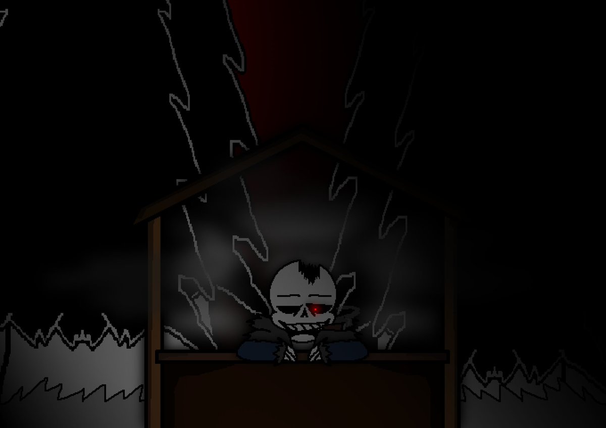 DanielCreator4's tweet photo. HORRORTALE SANS HEADCANONS! First off: Design. https://t.co/AM3dCOvdxM