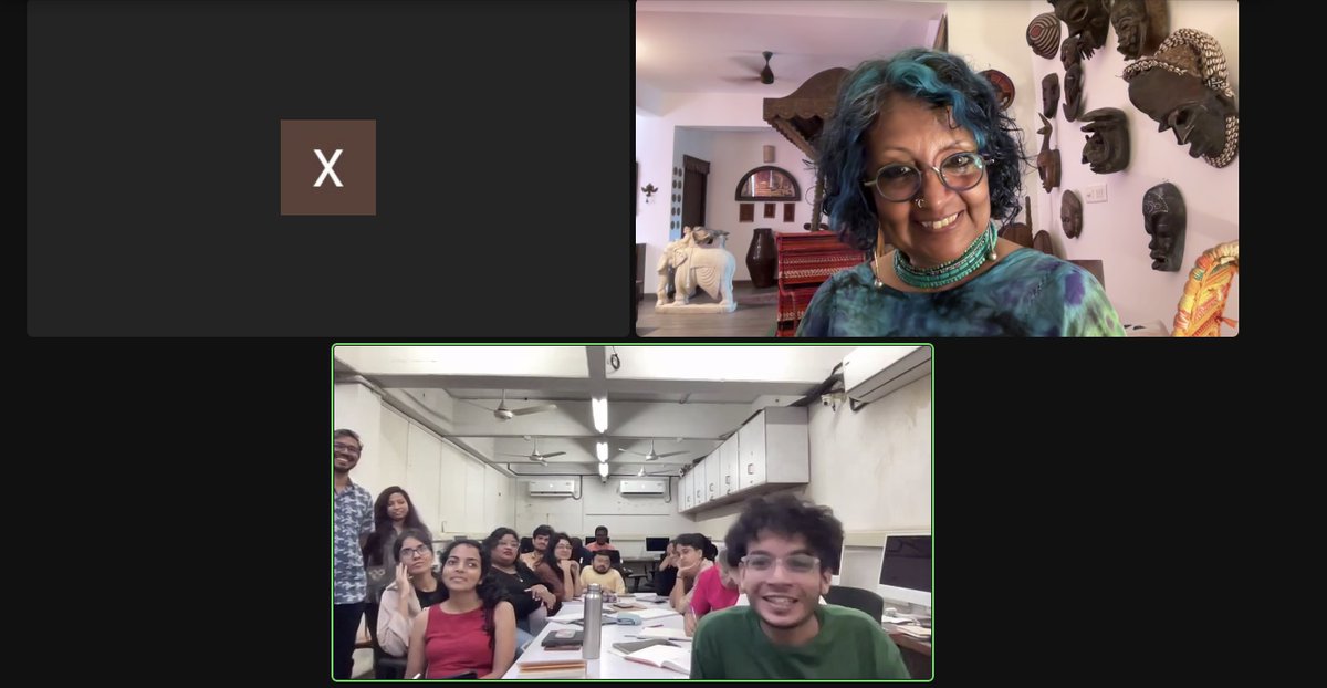 It  was with a delightful feeling of dejavu that i did a  session with NID (AHM) students today (after a decade!). All i can say is that the experience  was very stimulating and fun, exactly as it was all those years ago.
it is such a blessing that some things do not change!