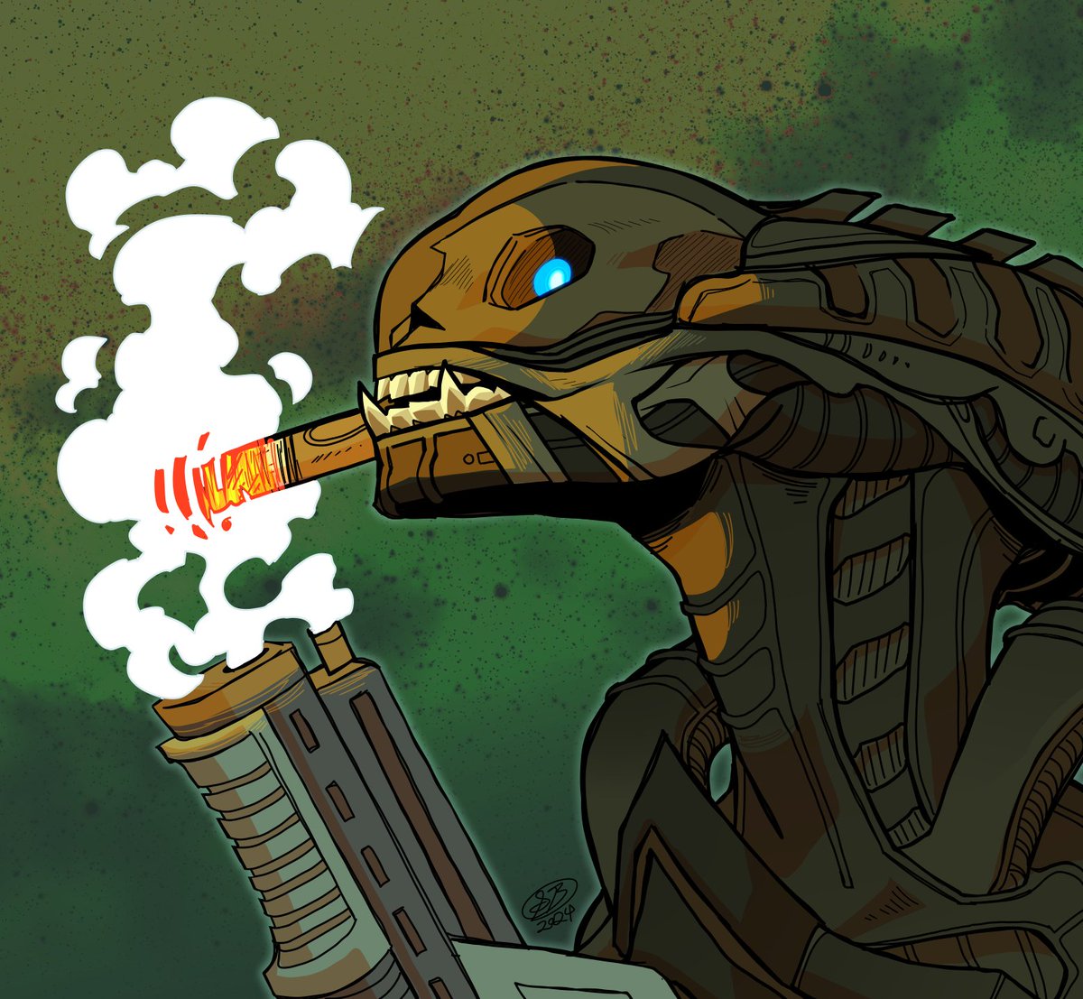 Yotakuboi's tweet image. Any ideas what I should call my AVP game idea? Basic premise is a 3 Team deathmatch thing with other game modes for fun.