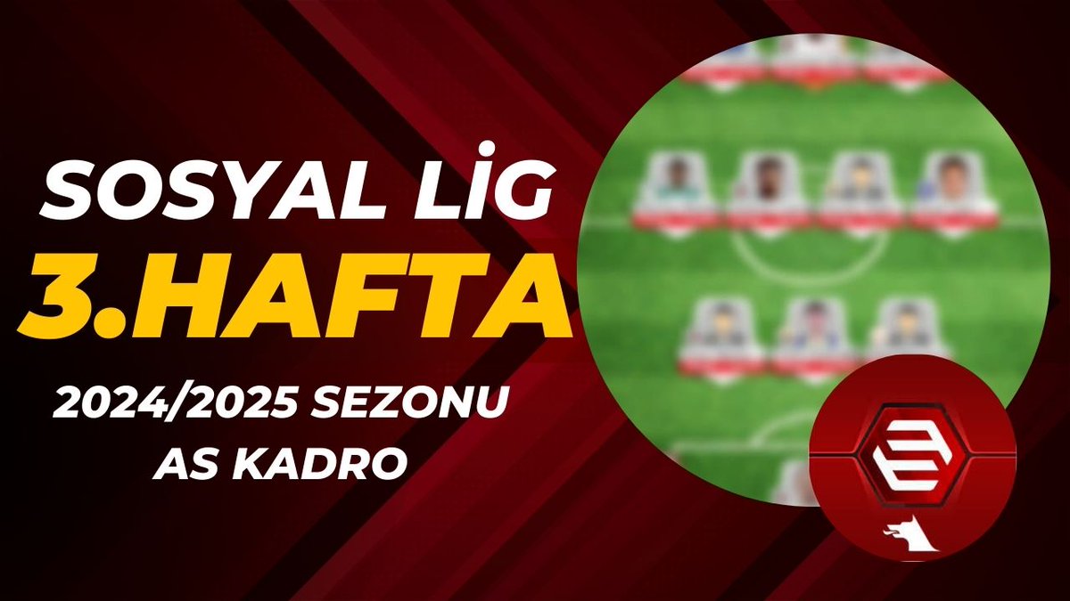 🔴Sosyal Lig'de 3. hafta videosu yayında🥳

📊Takım ve oyuncu analizleri

⚽️Her mevkiden oyuncu tercihleri

🧤2 AS 2 Alternatif kaleci

©️3 kaptan adayı

Hepsi ve daha fazlası bu videoda👇

youtu.be/PyKqDofvY34