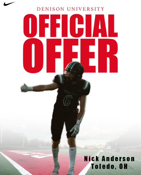 Excited to receive an offer from <a href="/coachjo51/">Jovon Johnson</a> to play for <a href="/DUFootball/">Denison Football</a>. Looking forward to coming down for a game!
#RollDenny

<a href="/beecee419/">Coach Brandon Carter</a> 
<a href="/OHillsFootball/">Ottawa Hills Football</a> 
<a href="/djonestraining/">EAO Sports</a>