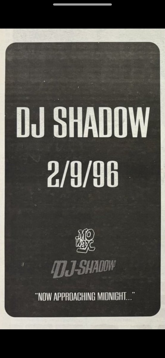 hiphopgods's tweet photo. @djshadow
🫡 @nothingelseon (your daily posts are missed!)
#midnightinaperfectworld #endtroducing #classic #masterpiece #now #approaching #midnight #mowax #djshadow #hiphopgods https://t.co/V53OflhkLp