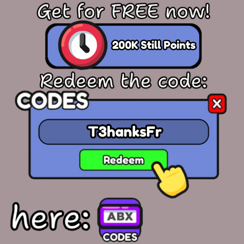 𝐍𝐞𝐰 𝐔𝐆𝐂 𝐃𝐨𝐧'𝐭 𝐌𝐨𝐯e 𝐂𝐨𝐝𝐞
⚬ 𝘊𝘰𝘥𝘦: T3hanksFr
⚬ 𝘙𝘦𝘸𝘢𝘳𝘥: 200,000 Still Points
⚬ 𝘙𝘦𝘲𝘶𝘪𝘳𝘦𝘮𝘦𝘯𝘵𝘴: None
⚬ 𝘙𝘦𝘥𝘦𝘦𝘮 𝘐𝘯: roblox.com/games/14620329…
⚬ 𝘛𝘢𝘨𝘴: #𝘶𝘨𝘤𝘤𝘰𝘮𝘮𝘶𝘯𝘪𝘵𝘺 #𝘜𝘎𝘊 #𝘜𝘎𝘊𝘤𝘳𝘦𝘢𝘵𝘰𝘳