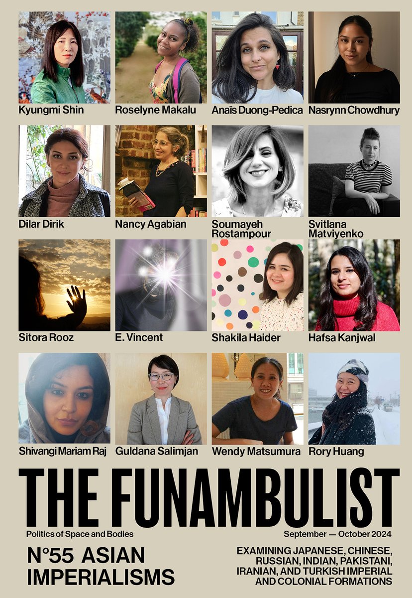 svitlanax's tweet photo. Look forward to The Funambulist 55: ASIAN IMPERIALISMS - Examining Japanese, Chinese, Russian, Indian, Pakistani, Iranian, &amp; Turkish Imperial and Colonial Formations
W/our co-authored essay on Russian colonial technologies
https://t.co/nTG9hKIxXy
#Russian_imperialism #imperialism https://t.co/X2HLsGV6om
