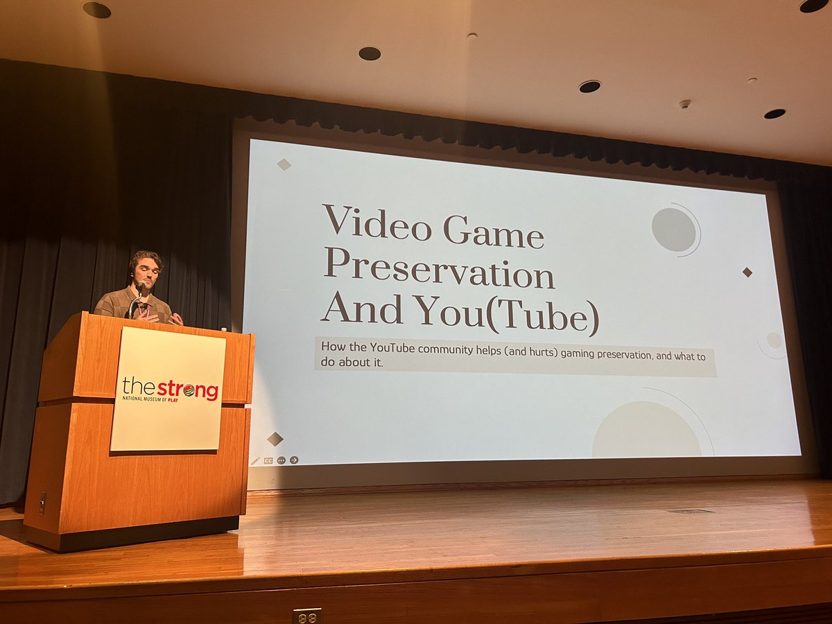 Game_Docs's tweet photo. Thankful for having the opportunity to present at #savethegames this morning @museumofplay. Thanks @Borman18 for all your hard work! https://t.co/0k5oLNOa1B