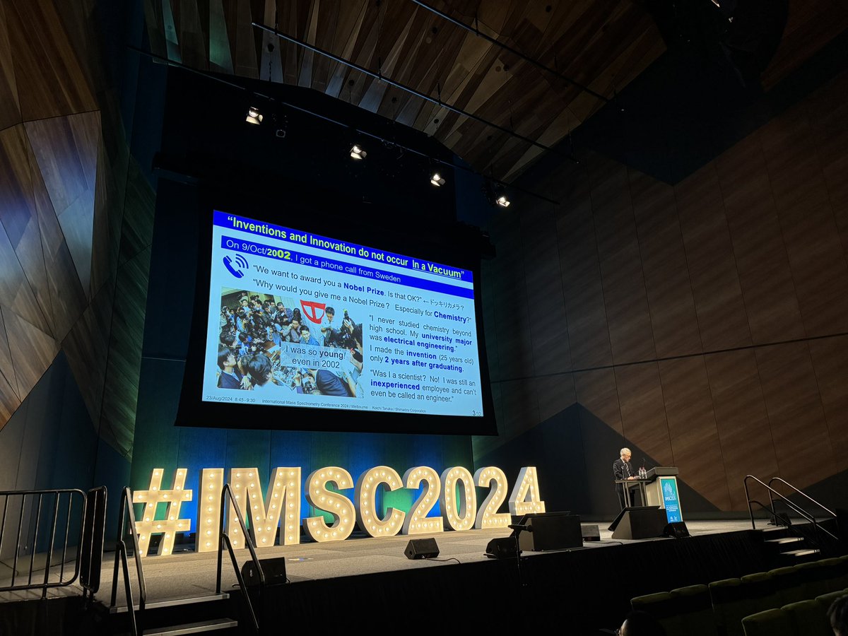 anton_calabrese's tweet image. Inspiring talk from Koichi Tanaka to kick off the final day of #imsc2024