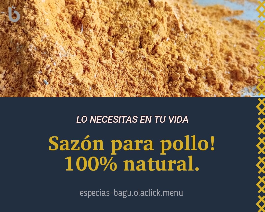 bagu_srl's tweet photo. ↓↓Encarga tus #condimentos favoritos y recibe un 8% de #descuento! 🇨🇺 

☞2% descuento especial de nuestra tienda!
☞6% descuento de ENZONA (pago en línea por QR).

Además, como bien sabes, en bagú siempre recibirás más. 😉

🛒 https://t.co/yTHN8CeQ83 https://t.co/8kZNE0bTgm