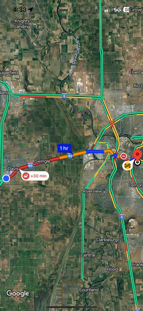 nerd42power's tweet photo. @SenBillDodd @CaltransDist3 Wow!!!! Bravo!!!  It’s not easy to be consistently this bad but here we are. You did it again . Another day with an hour + commute to go 18miles. The thousands of people stuck in this mess appreciate your effort. https://t.co/GxgibebltK