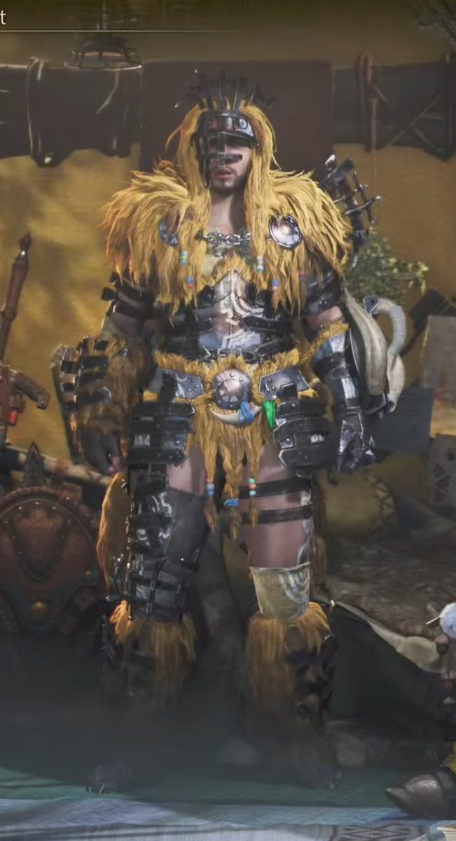 Sydebernz's tweet photo. All the available Male/Female armors on a male hunter in the monster hunter wilds demo 
1/2 https://t.co/JoWTINzR2H