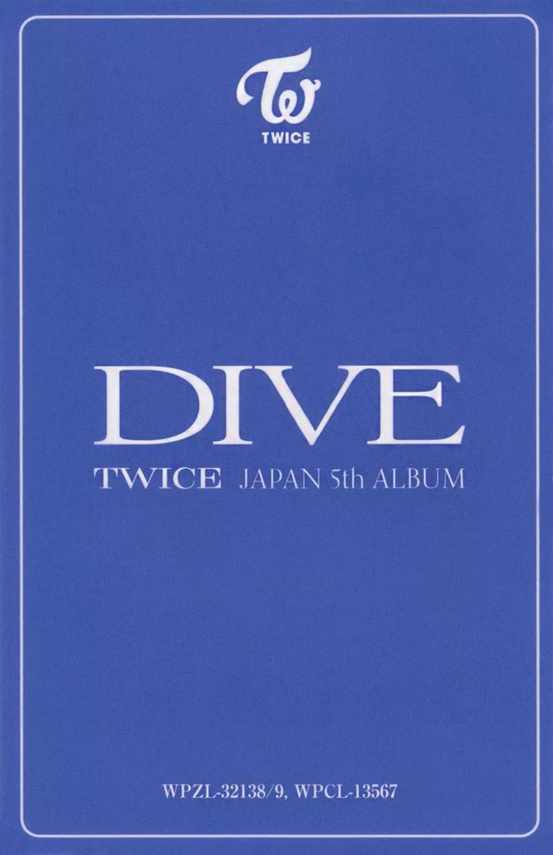 TWICE JAPAN 5th ALBUM DIVE First Limited Edition A&B 